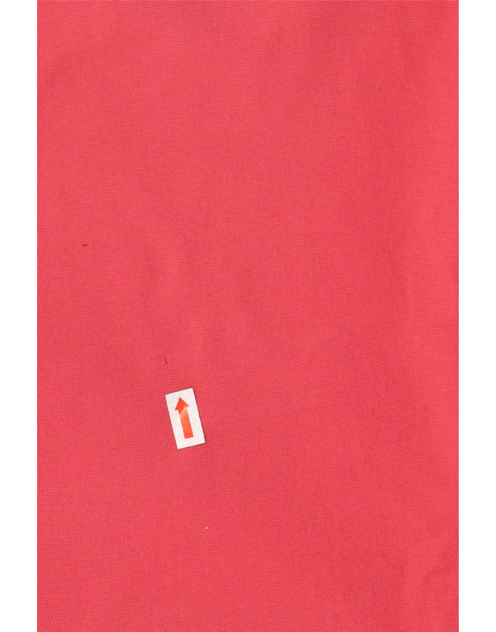 Calça casual reta masculina MURPHY & NYE W34 L32 algodão vermelho