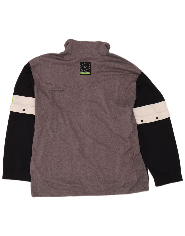 Lotto Mens Treino Top Jacket UK 44/46 2XL Cinza Colourblock Poliéster