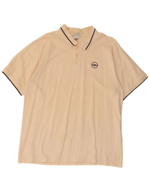 Camisa polo masculina Umbro XL algodão bege