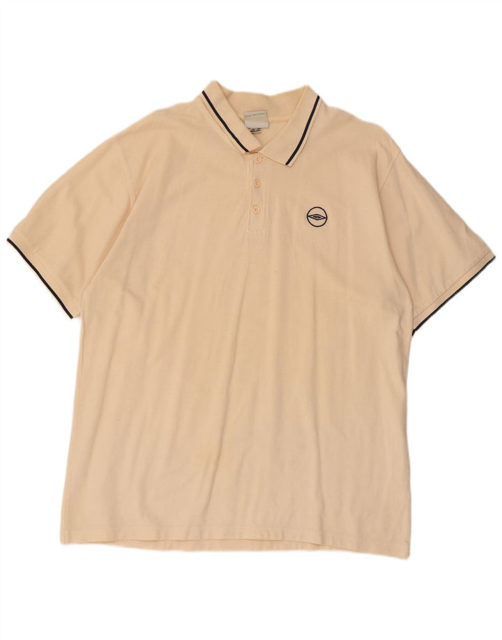 Camisa polo masculina Umbro XL algodão bege