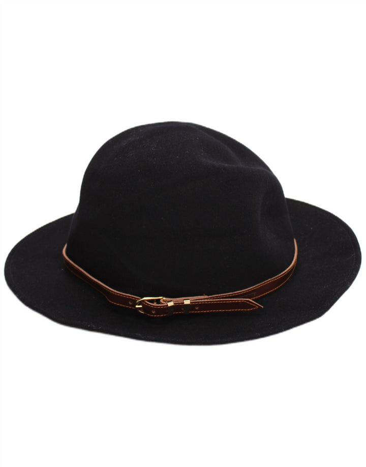 Chapéu Fedora masculino P.G.Field grande lã azul marinho