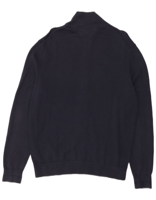 Suéter cardigã masculino Tommy Hilfiger 2XL algodão azul marinho