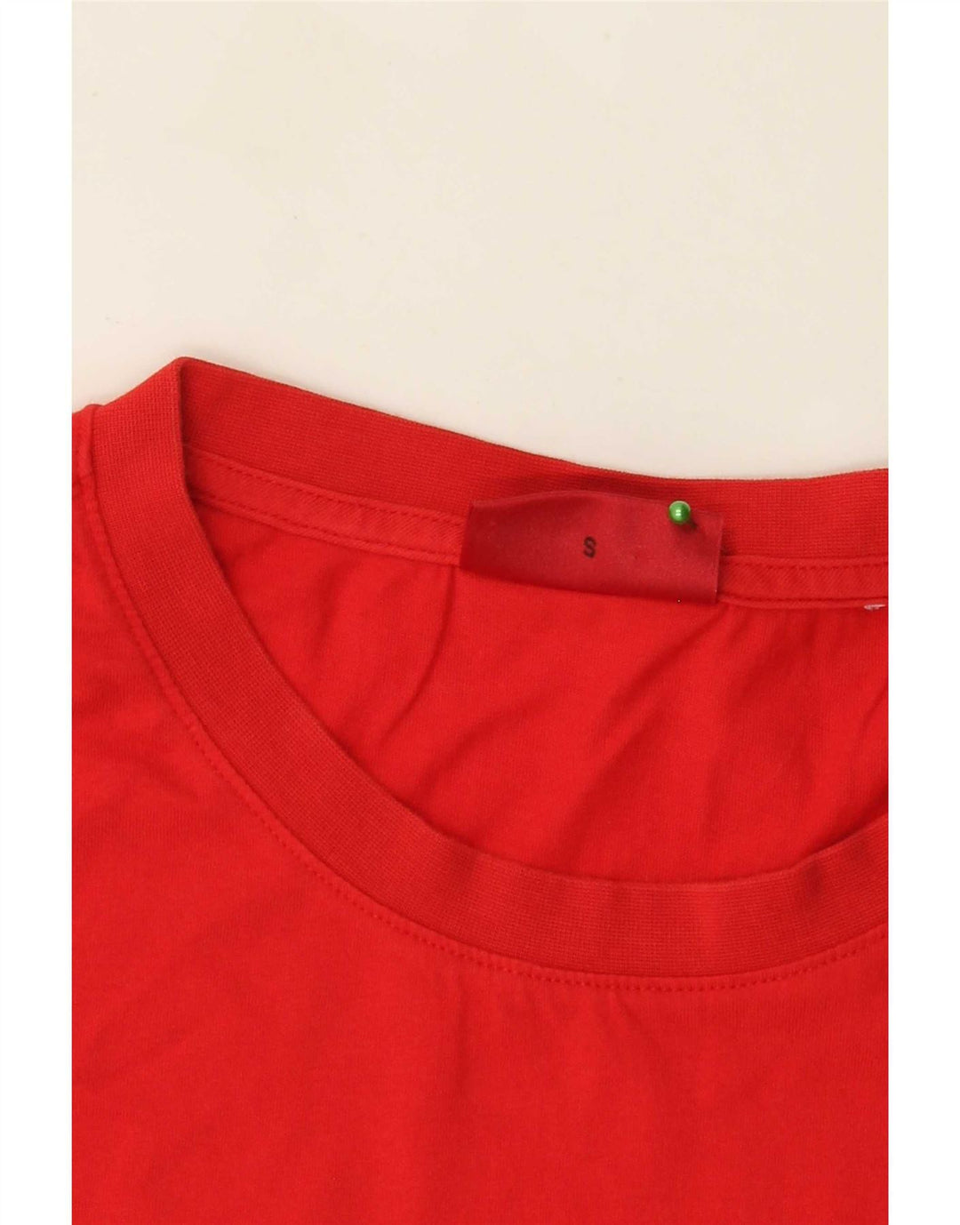 Camiseta gráfica masculina Hugo Boss pequena vermelha
