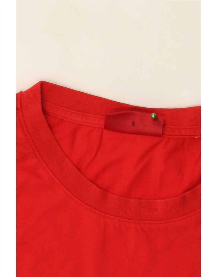 Camiseta gráfica masculina Hugo Boss pequena vermelha