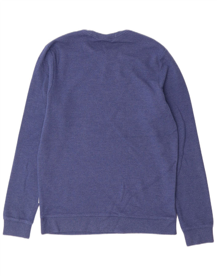 Jack & Jones moletom masculino jumper médio azul algodão