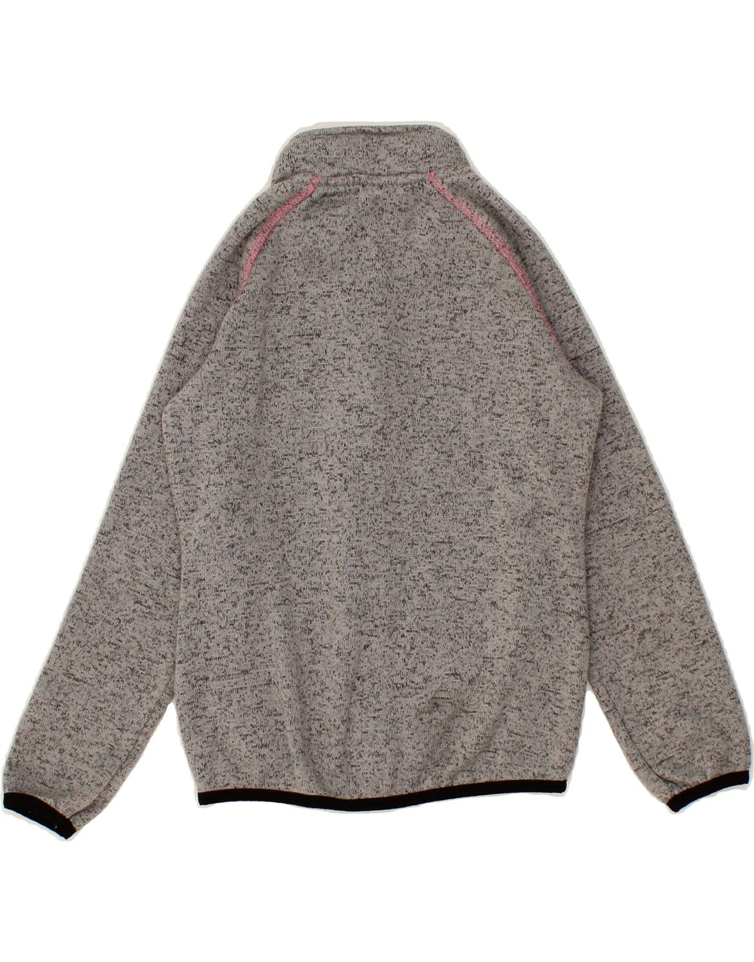 TRESPASS Girls Tracksuit Top Jacket 7-8 Years Grey Cotton Vintage Trespass and Second-Hand Trespass from Messina Hembry 
