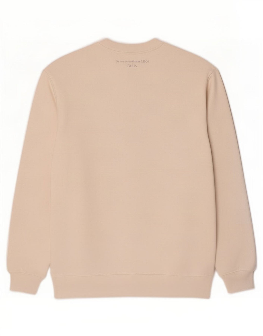 Zara Mens Graphic Moletom Jumper Pequeno Off White