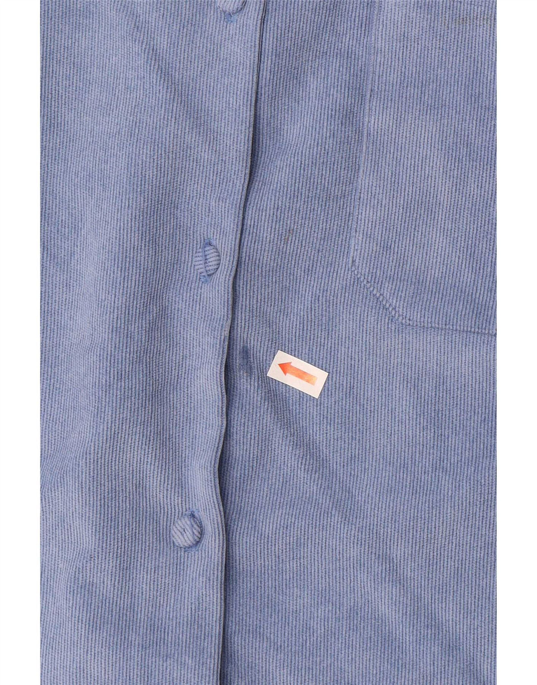Zara Camiseta feminina oversized Reino Unido 14 poliéster azul médio