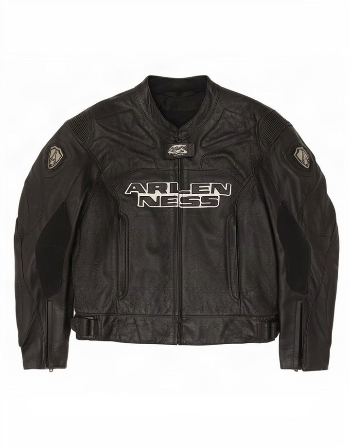 Jaqueta feminina Arlen Ness Motorstyle Graphic Racer tamanho 42 grande preta