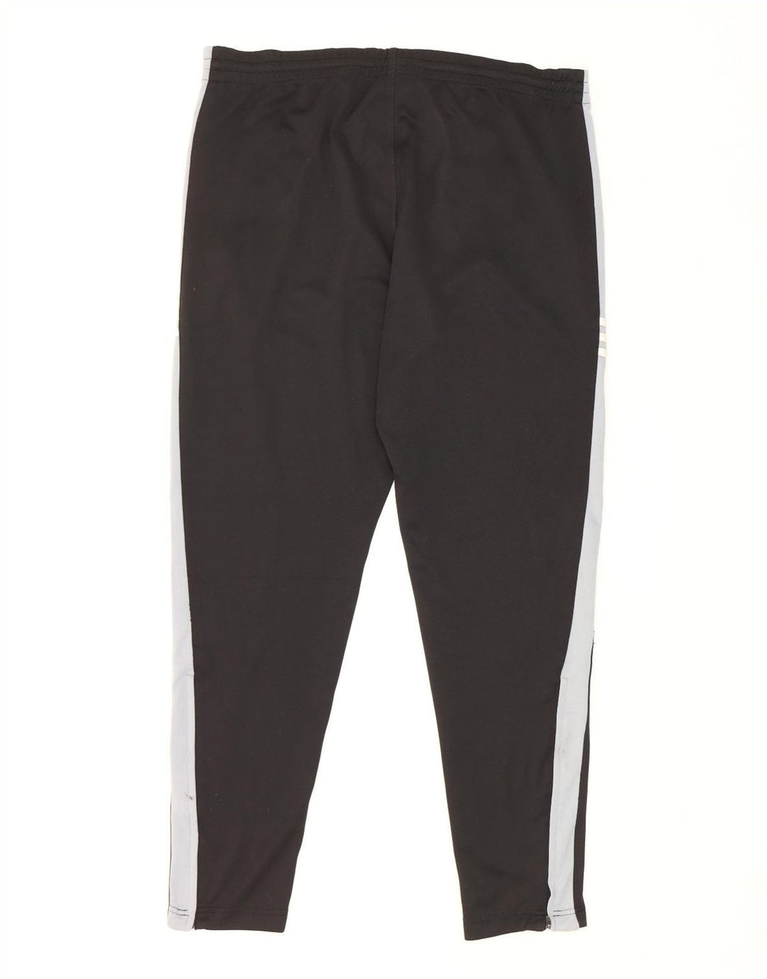 Calça de treino masculina Adidas UK 40/42 médio preto colorblock poliéster
