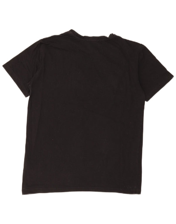 Camiseta gráfica Trussardi Boys 15-16 anos algodão preto