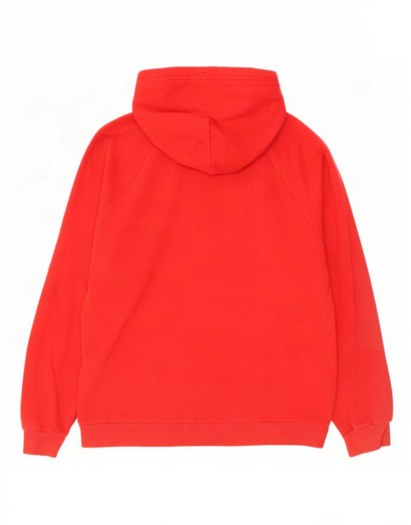 Under Armour Mens Loose Fit Hoodie Jumper Grande Algodão Vermelho