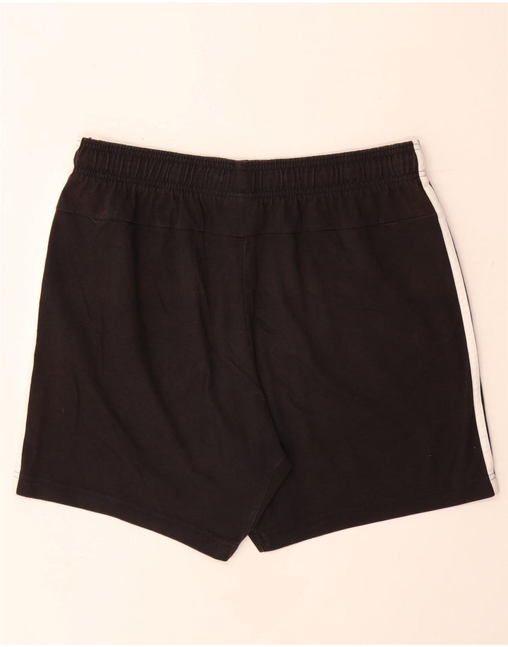 Shorts esportivos masculinos ADIDAS grande algodão preto