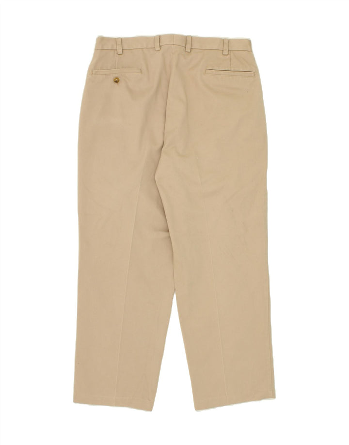 ORVIS Mens Pegged Chino Trousers W36 L29 Beige Cotton Vintage Orvis and Second-Hand Orvis from Messina Hembry 