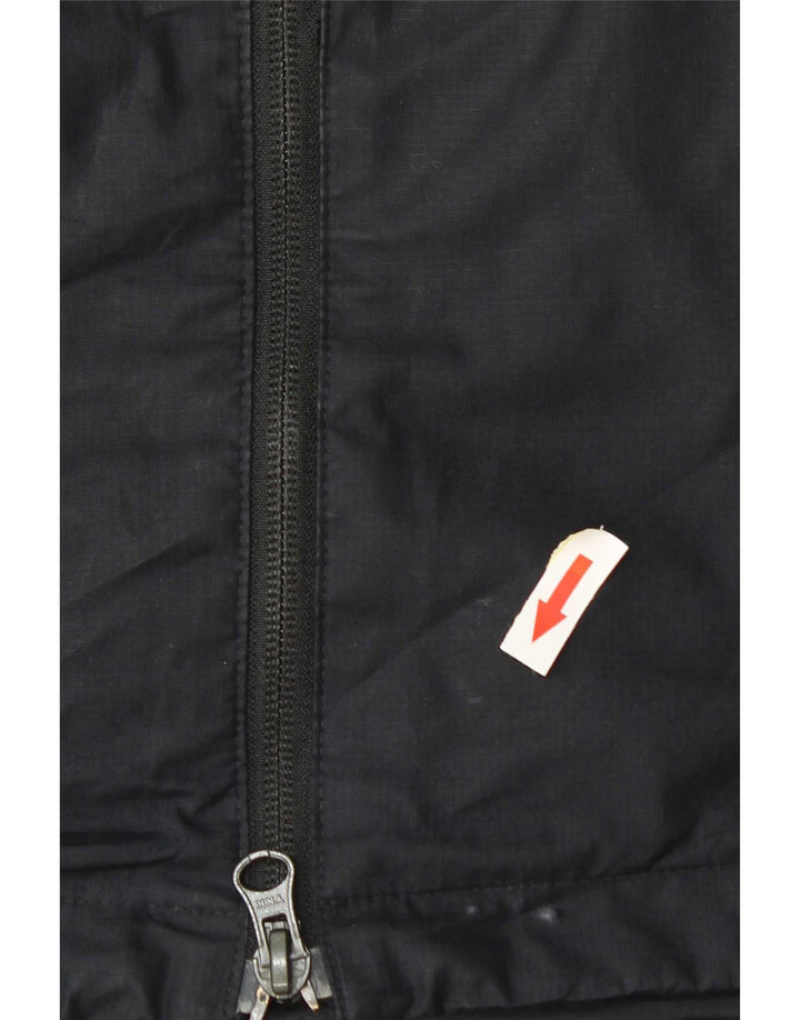 Jaqueta de chuva masculina Nike com capuz UK 42 XL cinza poliéster