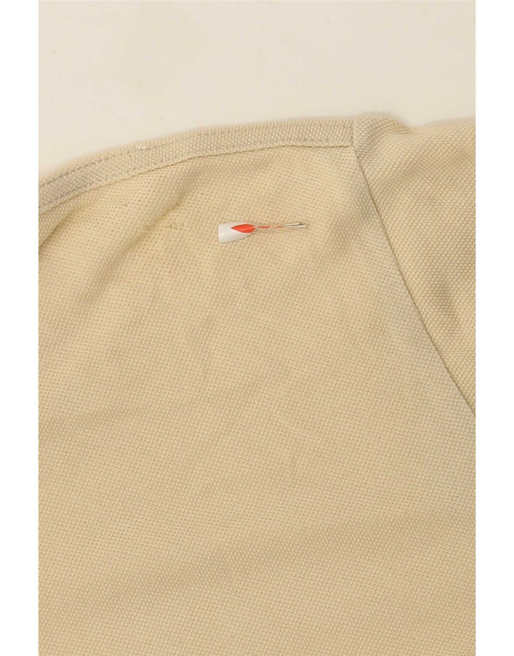 Camisa polo masculina Kappa grande algodão amarelo