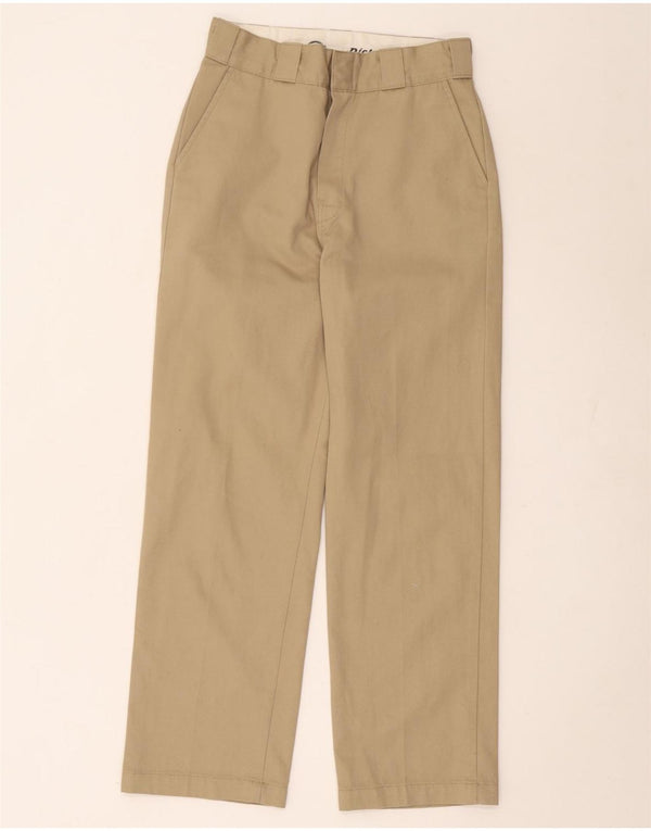 Calça Chino reta feminina Dickies W26 L27 poliéster bege