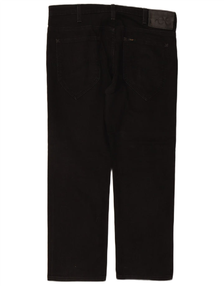 LEE Masculino Macky Straight Jeans W36 L27 Algodão Preto