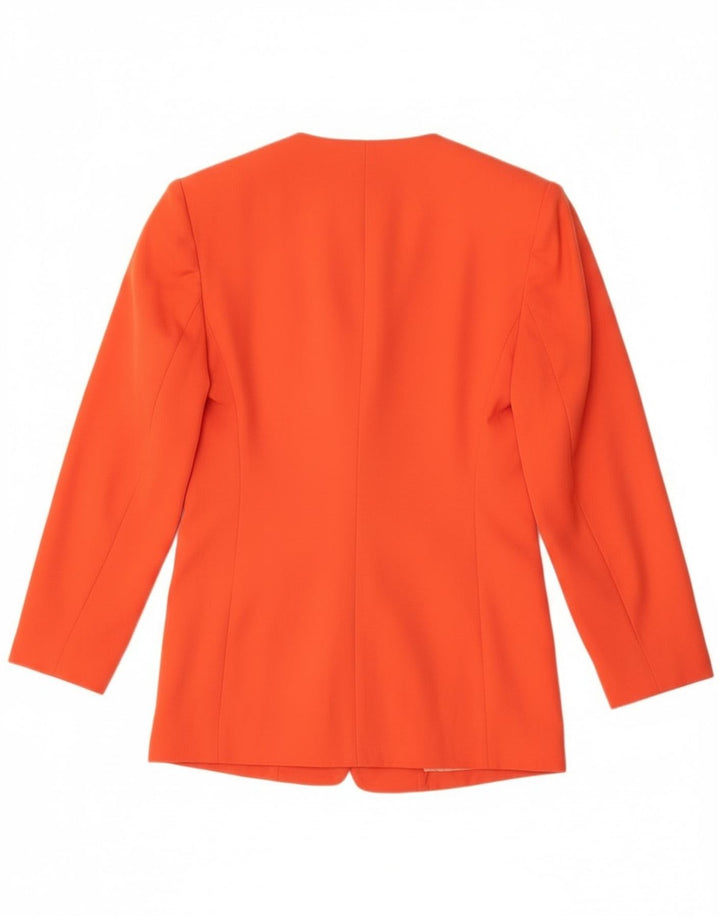Jaqueta Blazer Feminina Issima com 5 Botões UK 12 Médio Laranja