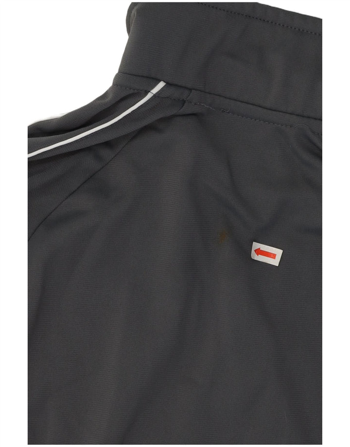 Jaqueta Nike Feminina Graphic Tracksuit Top Pequena Cinza Poliéster