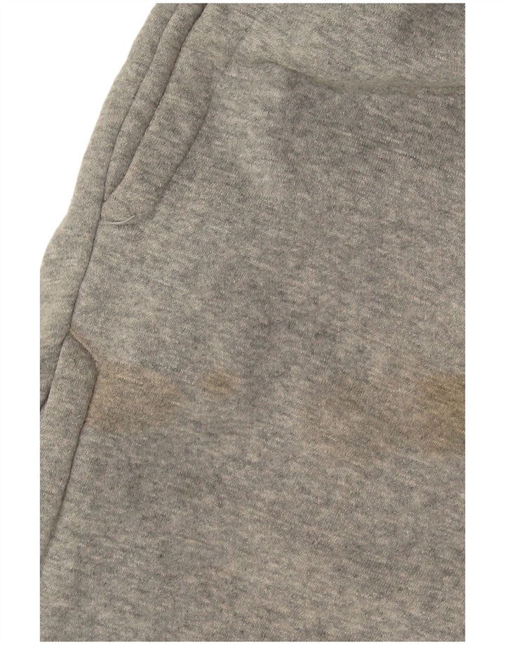 Calça de treino masculina Nike Joggers cinza médio algodão colorblock