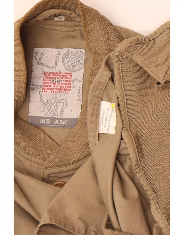 Jaqueta bomber masculina vintage IT 52 XL algodão bege