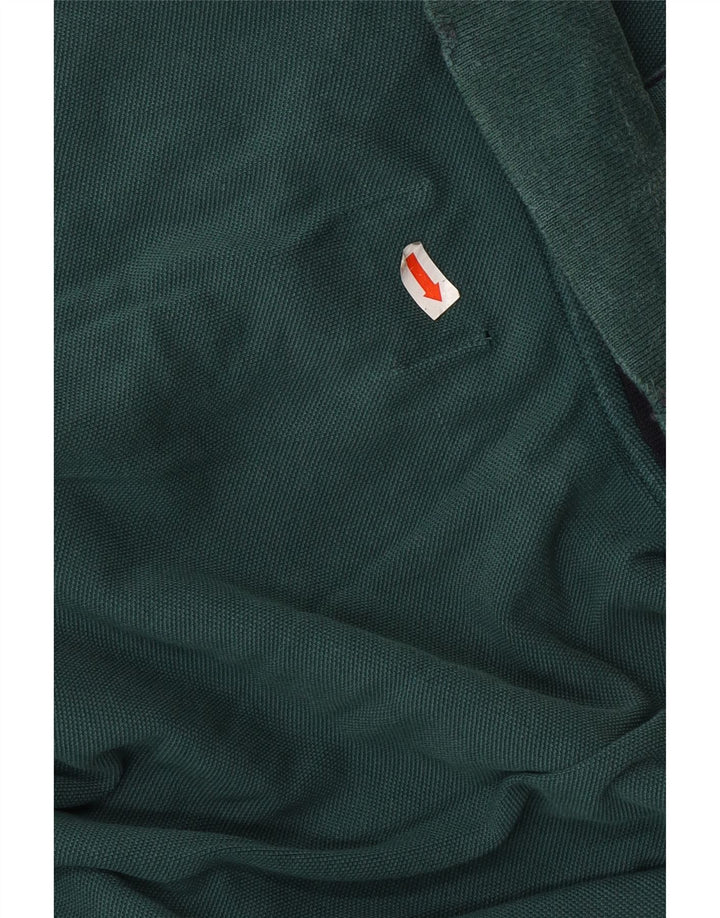 Camisa polo masculina ENERGIE grande algodão verde