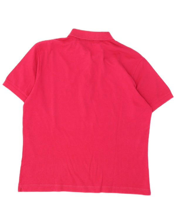 Camisa polo feminina Kappa UK 20 2XL algodão rosa