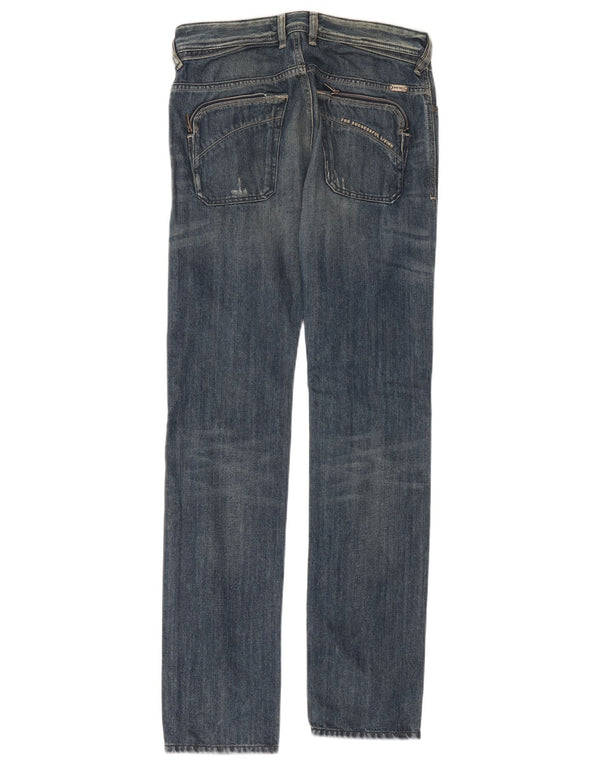 Diesel Mens Poiak Distressed Slim Jeans W28 L34 Azul Algodão