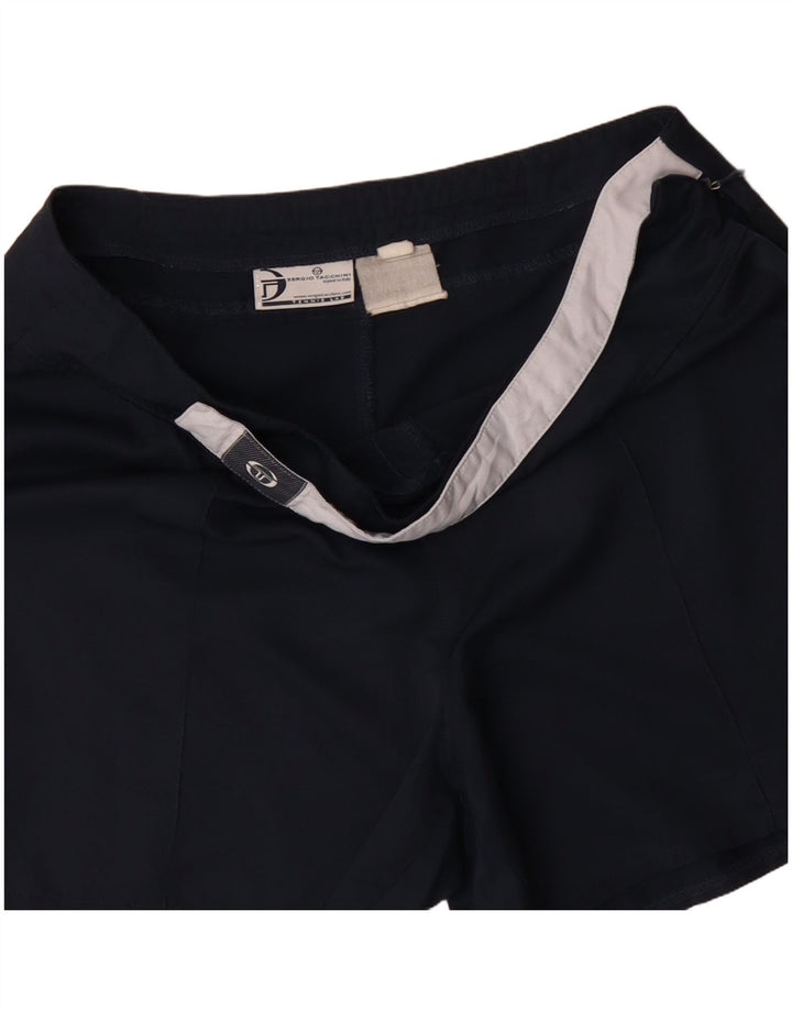 SERGIO TACCHINI Shorts casual feminino W32 grande azul marinho