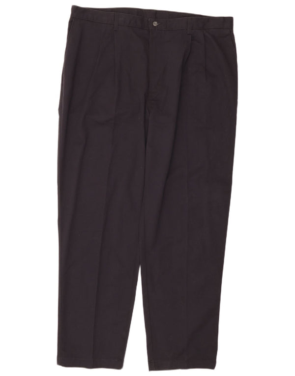 Calça chino masculina LEE Pegged W42 L32 algodão azul marinho