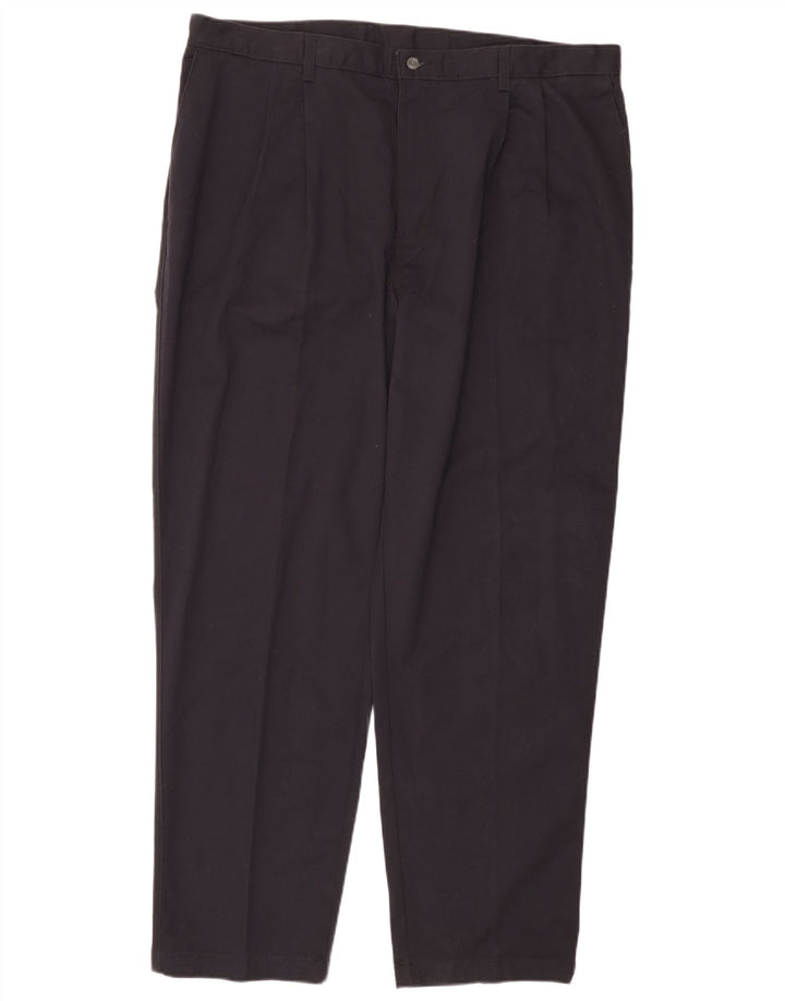 Calça chino masculina LEE Pegged W42 L32 algodão azul marinho