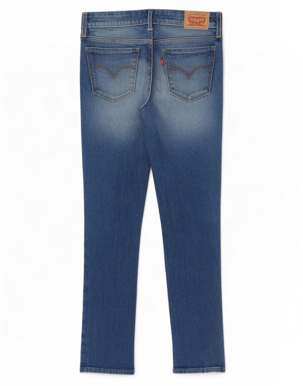 Calça jeans feminina Levi's 711 skinny W27 L28 azul