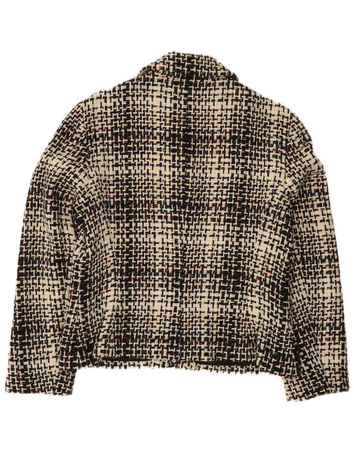 Jaqueta Blazer Feminina Jones New York Reino Unido 12 Médio Multicolorido Geométrico