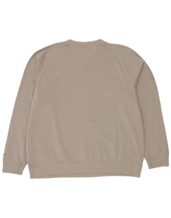 Carhartt moletom masculino com ajuste relaxado 2XL algodão manchado cinza