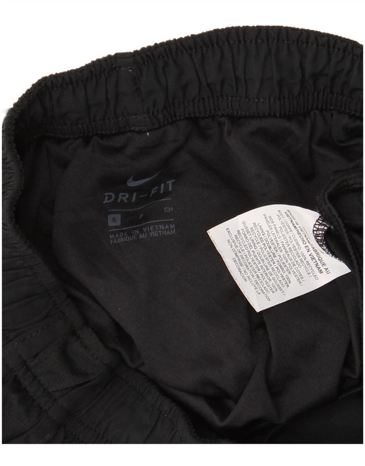 NIKE Womens Dri Fit Sport Shorts UK 10 Pequeno Poliéster Preto