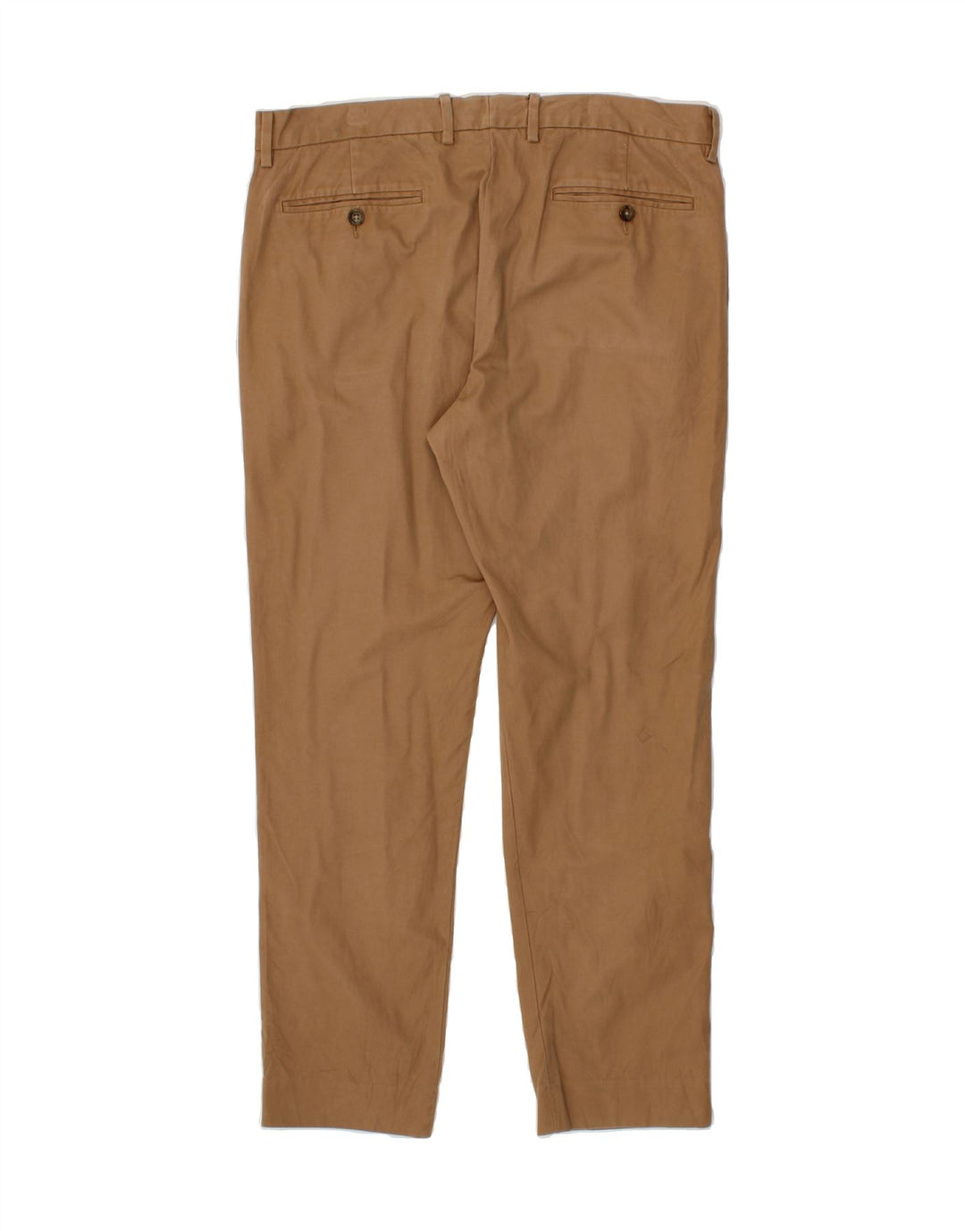 J. CREW Mens BOWERY Slim Chino Trousers W33 L30  Brown Cotton Vintage J. Crew and Second-Hand J. Crew from Messina Hembry 