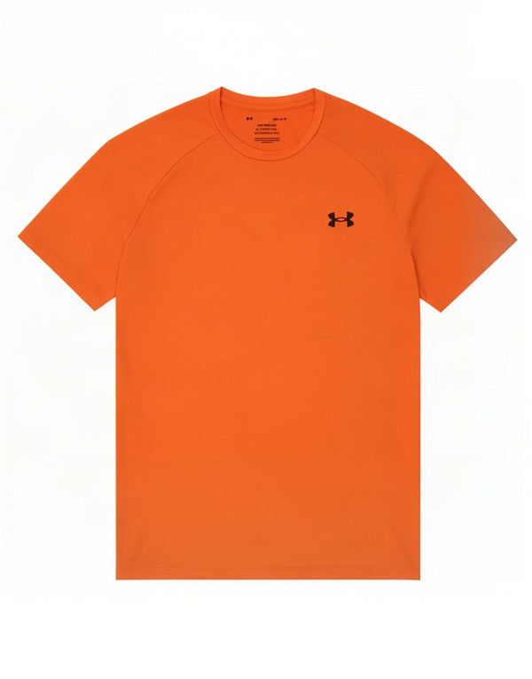 Under Armour Mens Camiseta Top Médio Poliéster Laranja