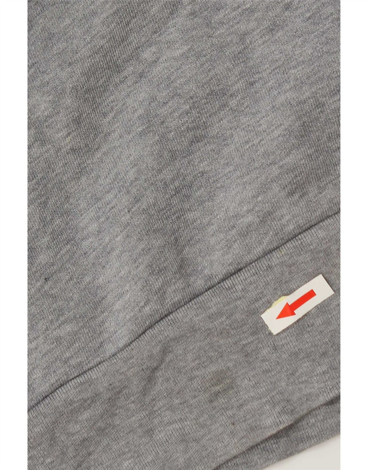 Suéter com capuz gráfico masculino Levi's grande algodão cinza
