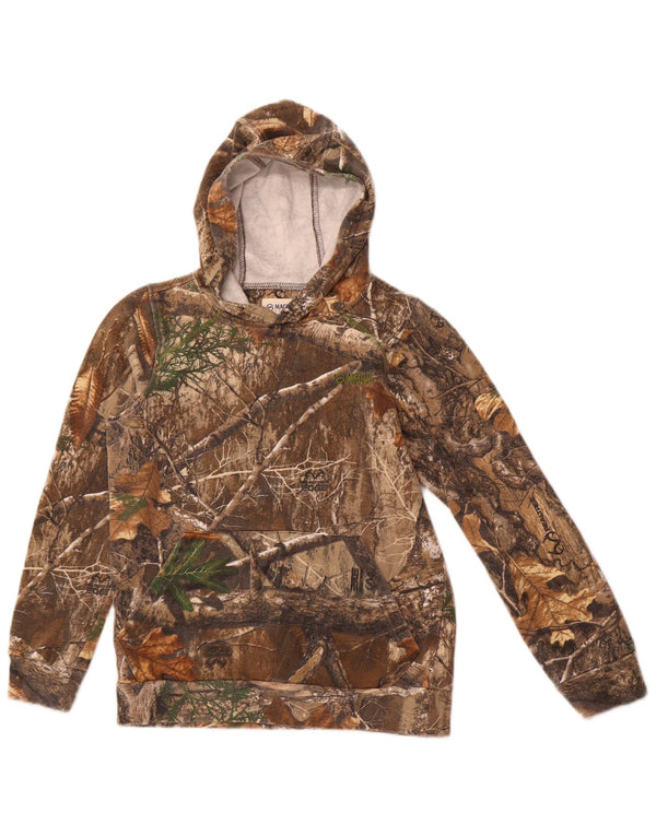 MAGELLAN Meninos moletom com capuz 11-12 anos médio marrom camuflagem