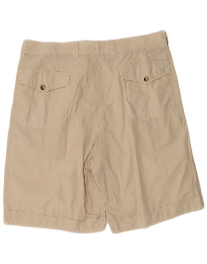 BELFE & BELFE Masculino Pegged Chino Shorts IT 52 XL W36 Algodão Bege
