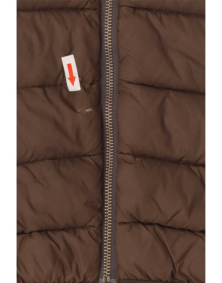 Jaqueta acolchoada com capuz feminino Colmar EU 40 poliéster marrom médio