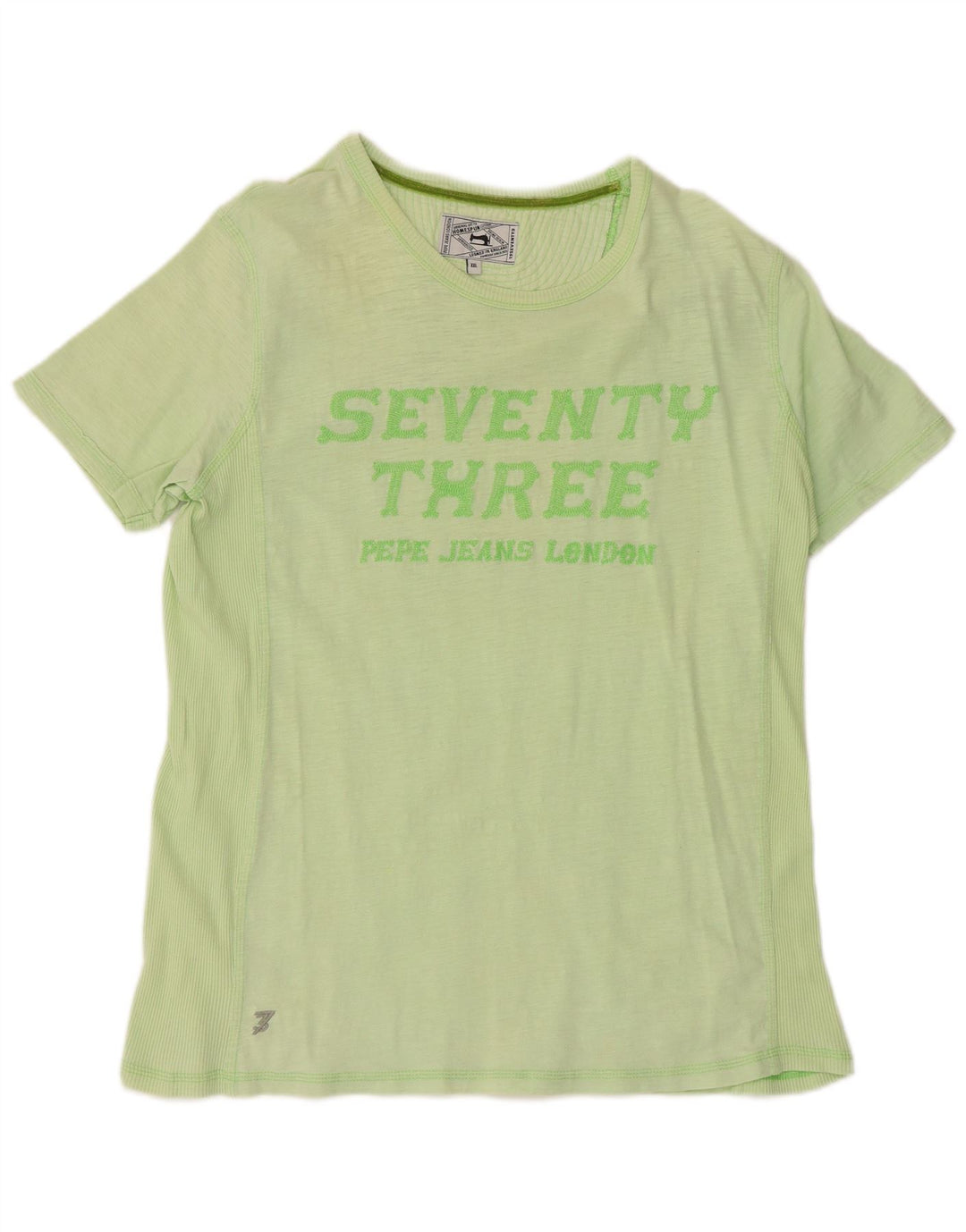 PEPE JEANS Camiseta masculina gráfica top 2XL algodão verde