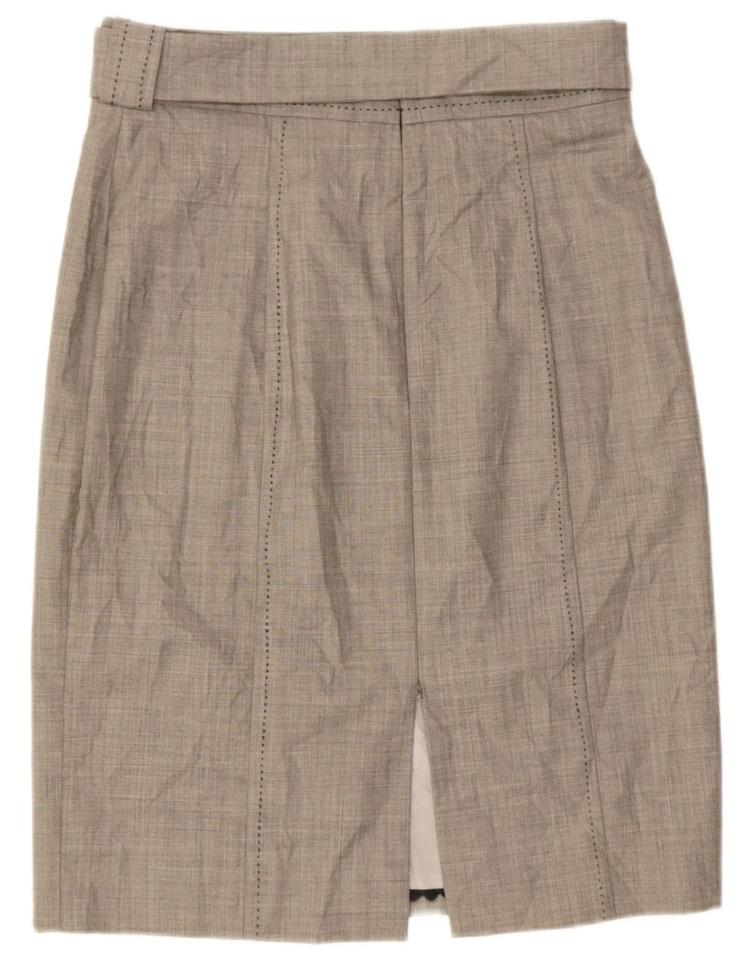 Saia lápis feminina Coast UK 14 grande W32 lã cinza