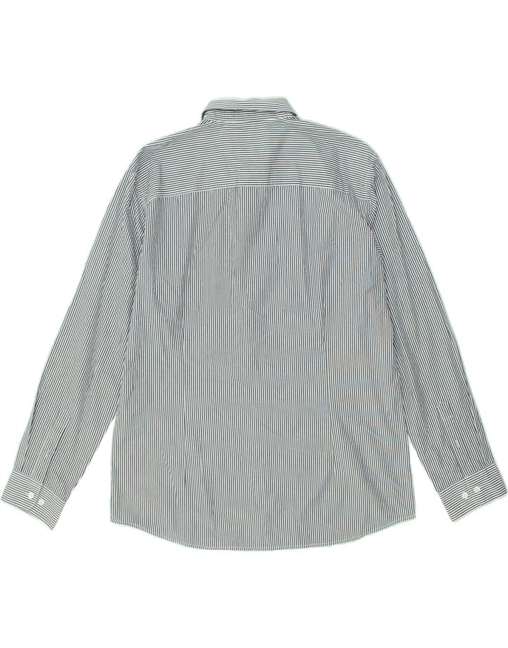 JACK & JONES Mens Slim Shirt 2XL Grey Striped Cotton | Vintage Jack & Jones | Thrift | Second-Hand Jack & Jones | Used Clothing | Messina Hembry 