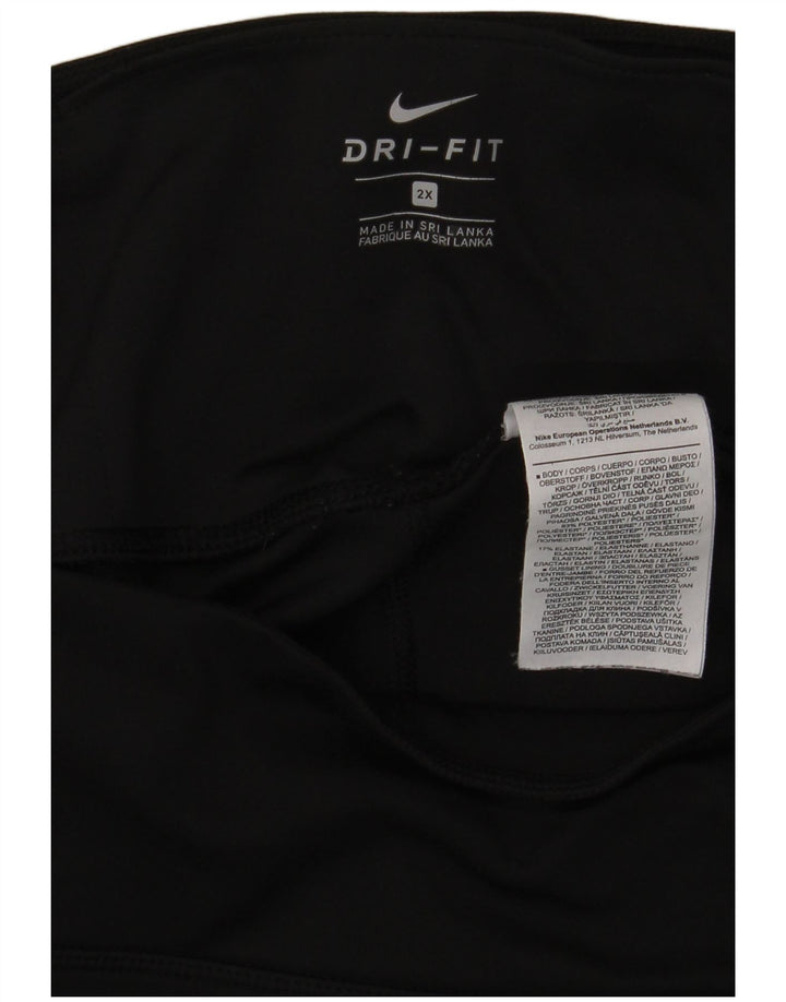 Leggings Nike Dri Fit Feminino UK 20 2XL Preto Poliéster