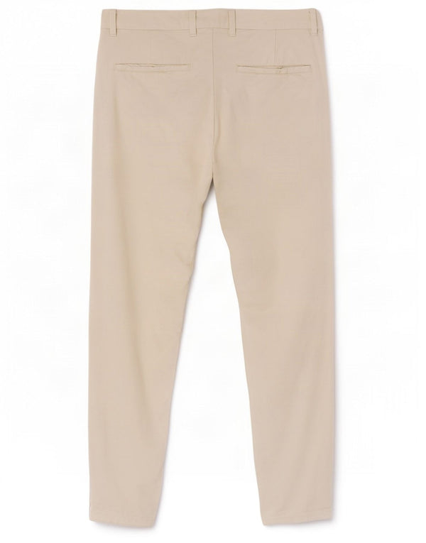 Zara Mens Skinny Chino Calças EU 42 Grande W32 L29 Off White