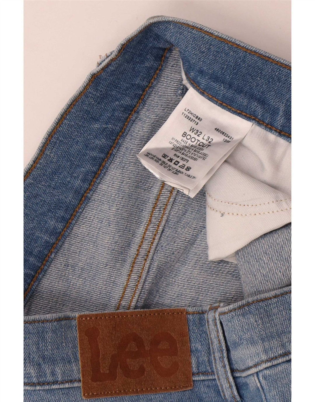 Lee Mens Bootcut Jeans W32 L32 Azul Algodão