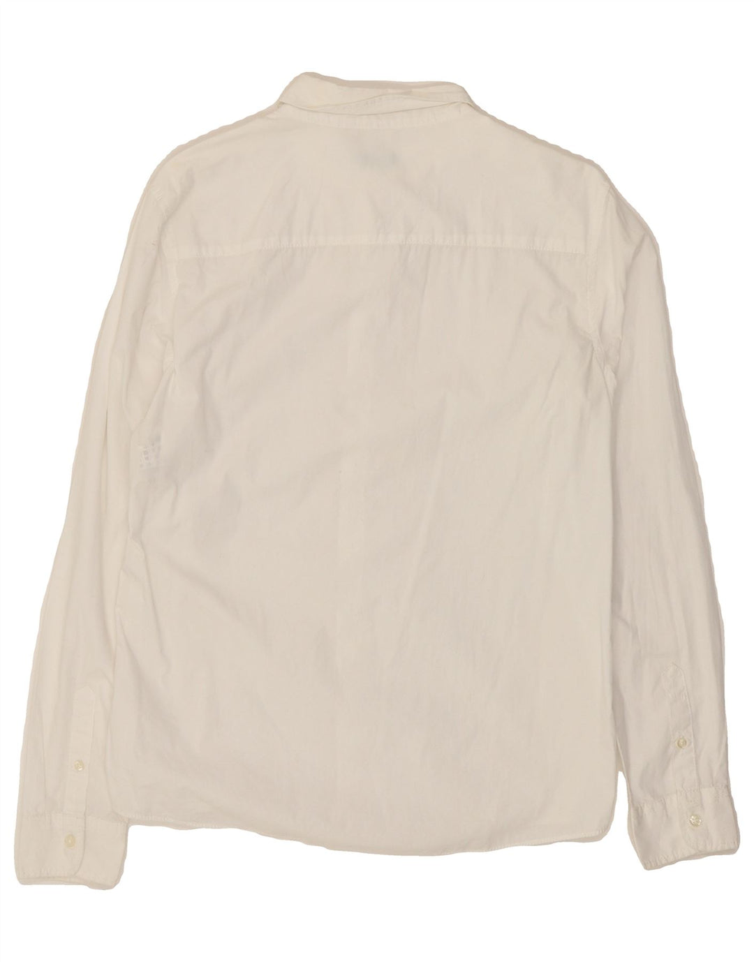 BENETTON Boys Shirt 13-14 Years 3XL White Cotton Classic Vintage Benetton and Second-Hand Benetton from Messina Hembry 