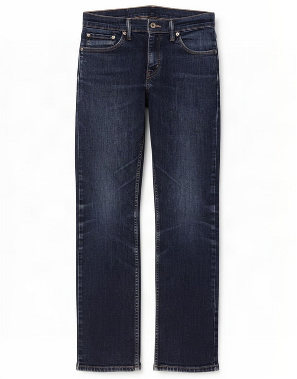Levi's Mens 514 Straight Jeans W30 L32 Azul Algodão